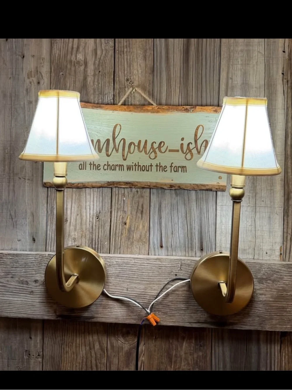 Pair of Capital Lighting Dawson 1-Light Wall Sconces with Fabric Shades